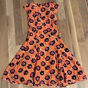 Boss Orange and Black Floral Kids Dress